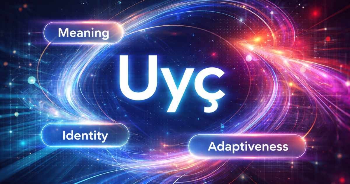 Uyç digital concept representing meaning, identity, and adaptive thinking