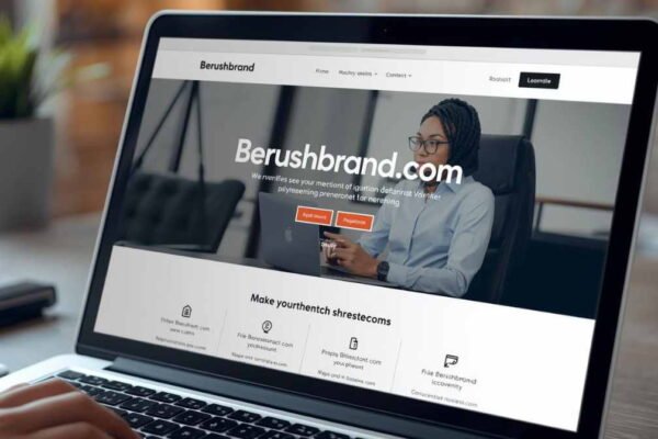 Berushbrand com review showing website trust and online shopping analysis