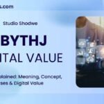 Lbythj digital concept explained with modern abstract visual